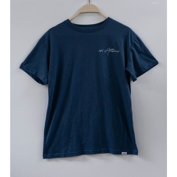 Atticus NWOT T-Shirt Women's She Conquered Her Demons Blue Size M - Picture 3 of 6